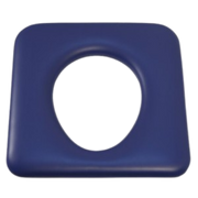Cush'n Royal Blue Closed Commode